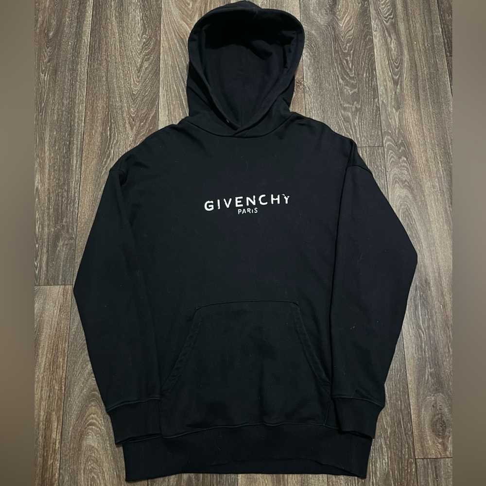 Givenchy Destroy Logo Pullover Hoodie - image 1
